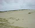 Pohled od zlivu smrem na vrek duny Parnidis