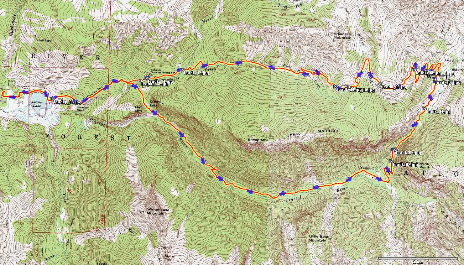 Lead King Basin - Lost Trail Creek loop